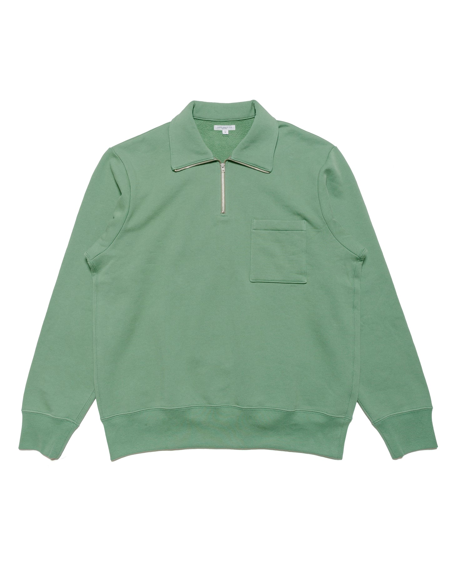 lost & found Lady White Co. Lady White Co. Lost & Found Quarter Zip Sweatshirt Faded Green