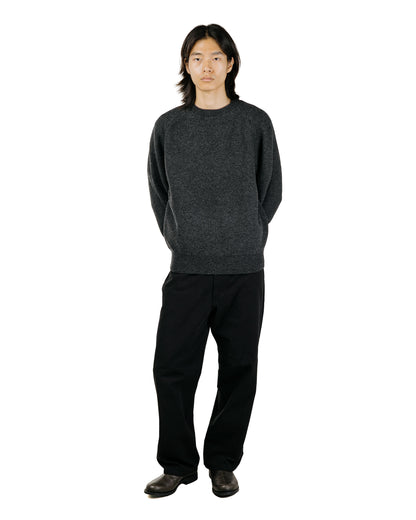 Lady White Co. Raglan Link Sweater Charcoal