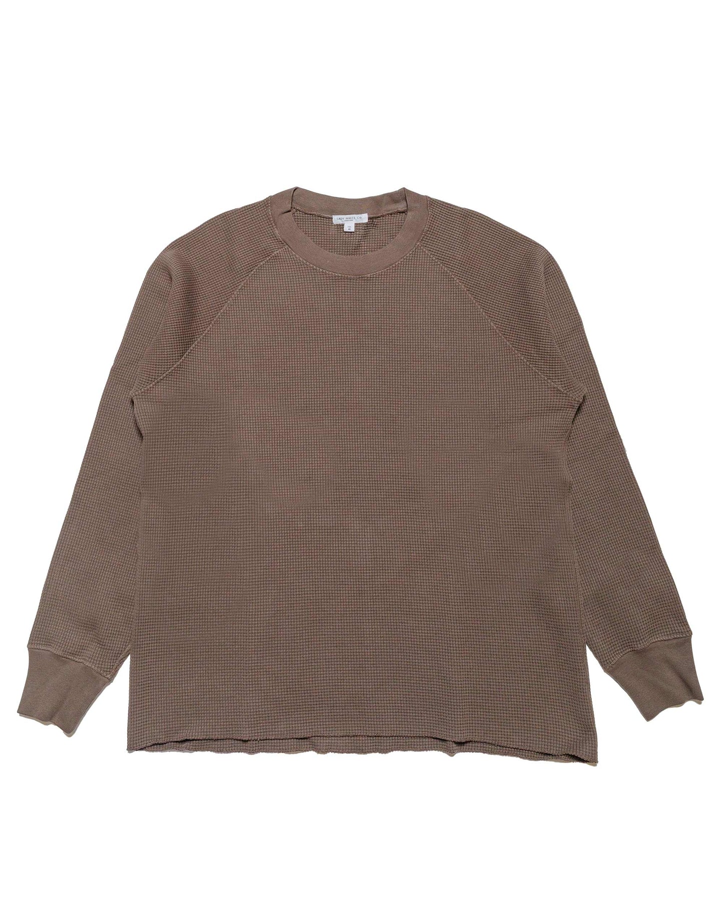 lost & found Lady White Co. Lady White Co. Raglan Thermal Deep Cement