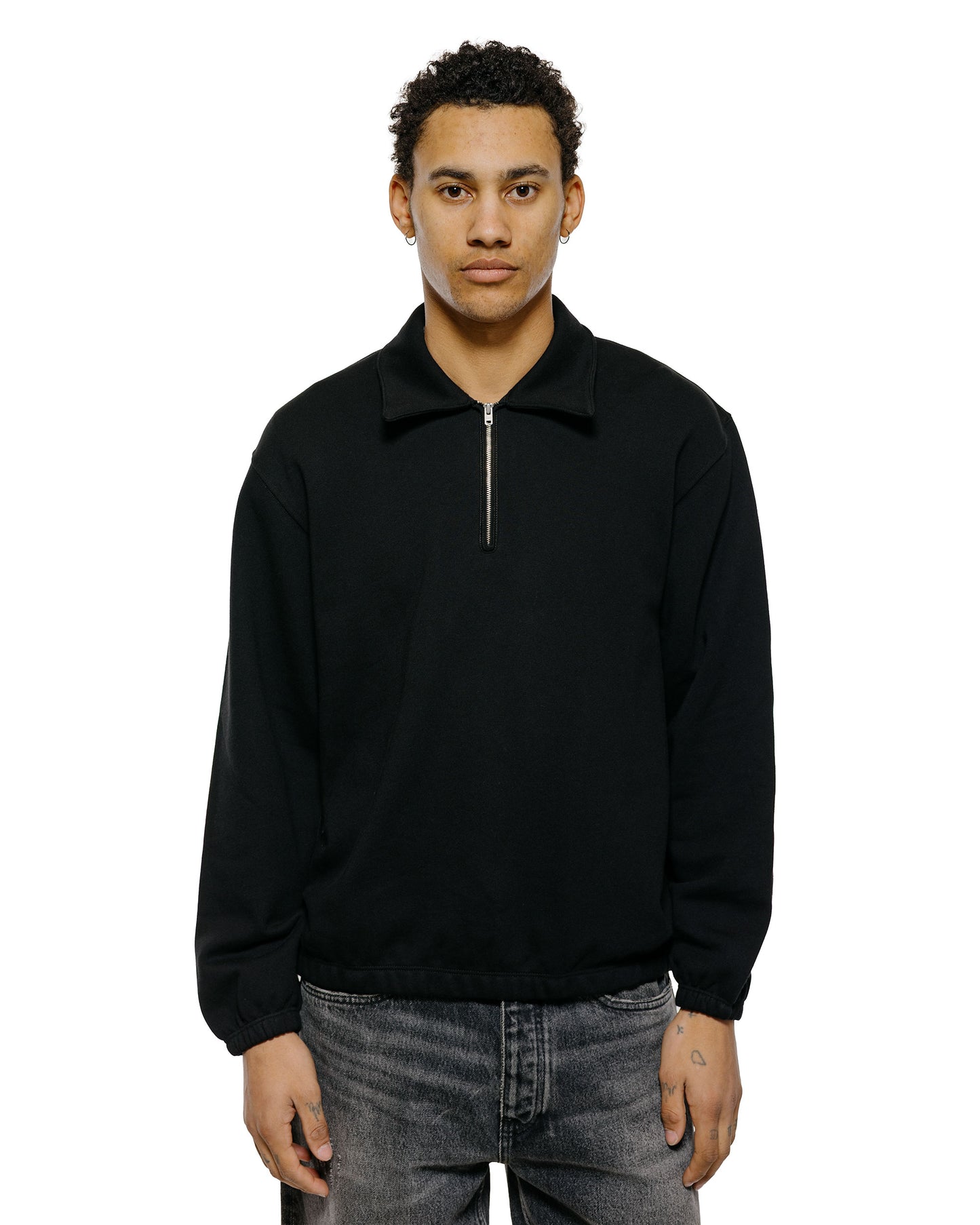 lost & found Lady White Co. Lady White Co. Topper 1/4 Zip Black
