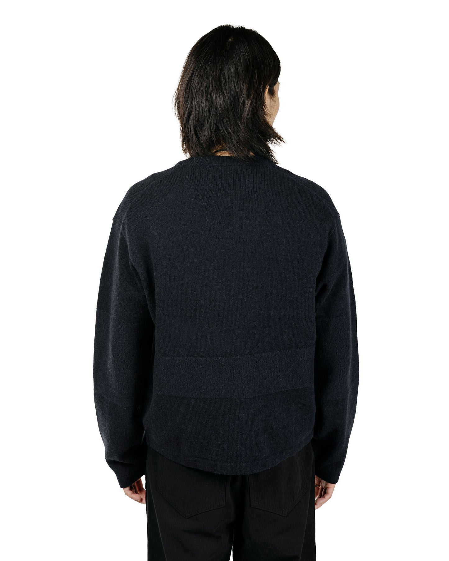 lost & found Lady White Co. Lady White Co. Wool V Neck Sweater Deep Navy
