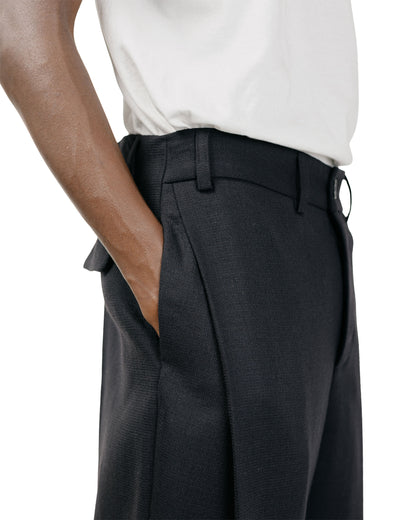 Lea Boberg DP Trousers British Double Wool Crepe Black