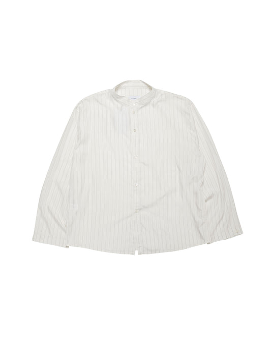 Lea Boberg CL Shirt Japanese Tencel Stripes White/Black Stripe