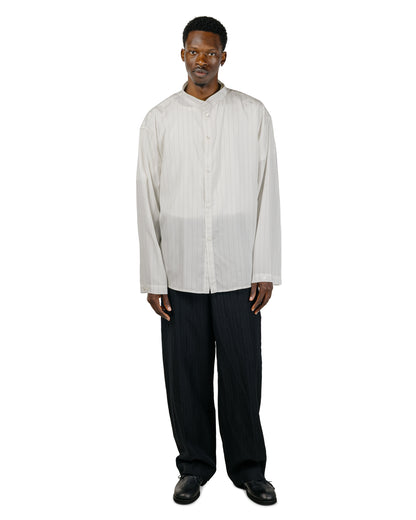 Lea Boberg CL Shirt Japanese Tencel Stripes White/Black Stripe