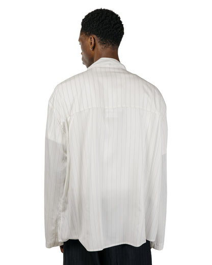 Lea Boberg CL Shirt Japanese Tencel Stripes White/Black Stripe