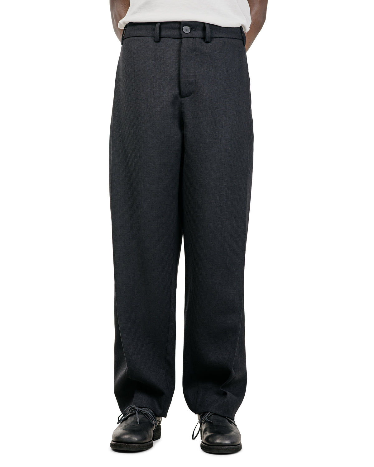 Lea Boberg DP Trousers British Double Wool Crepe Black