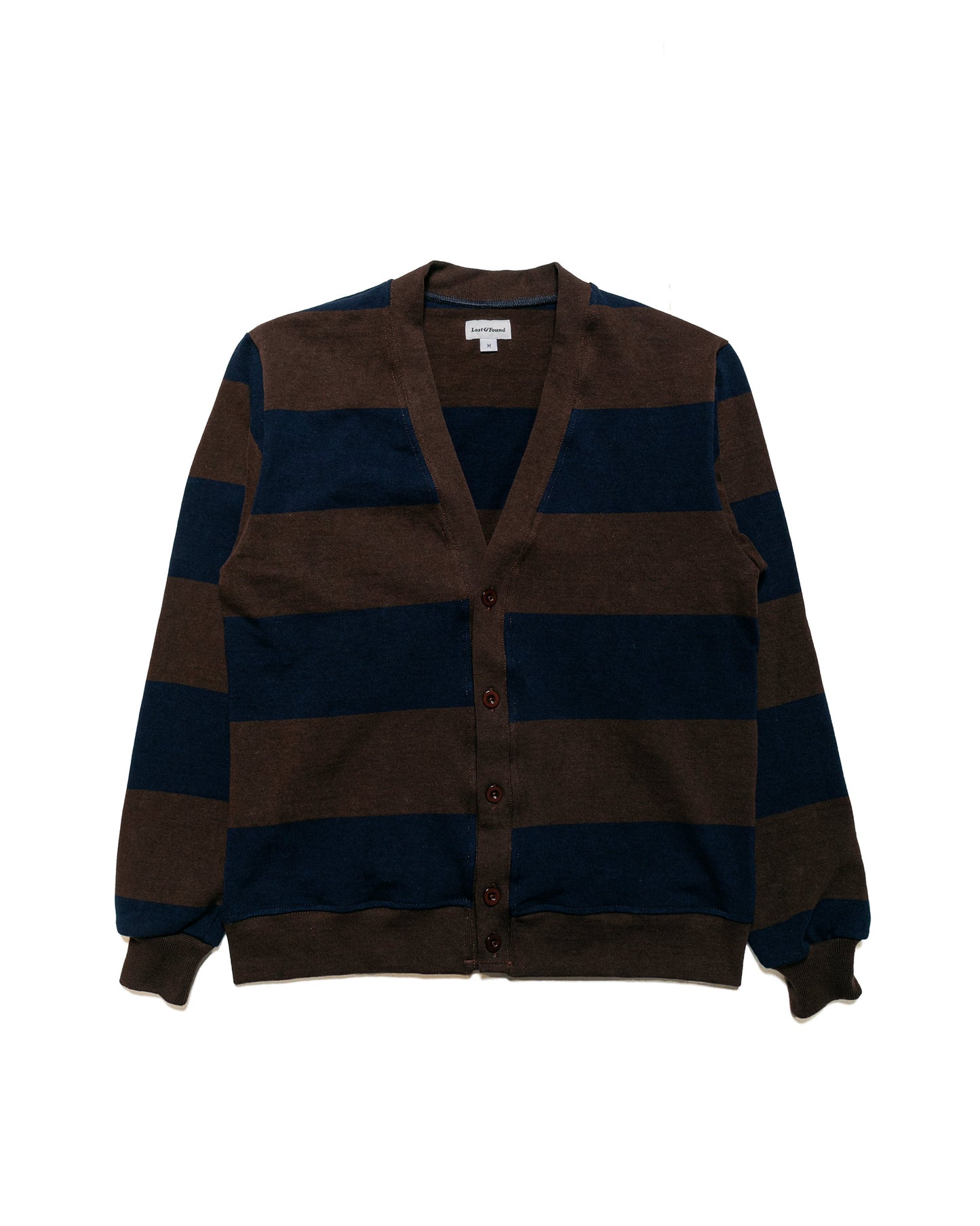 lost & found Lost & Found Lost & Found Classic Cardigan Navy/Brown