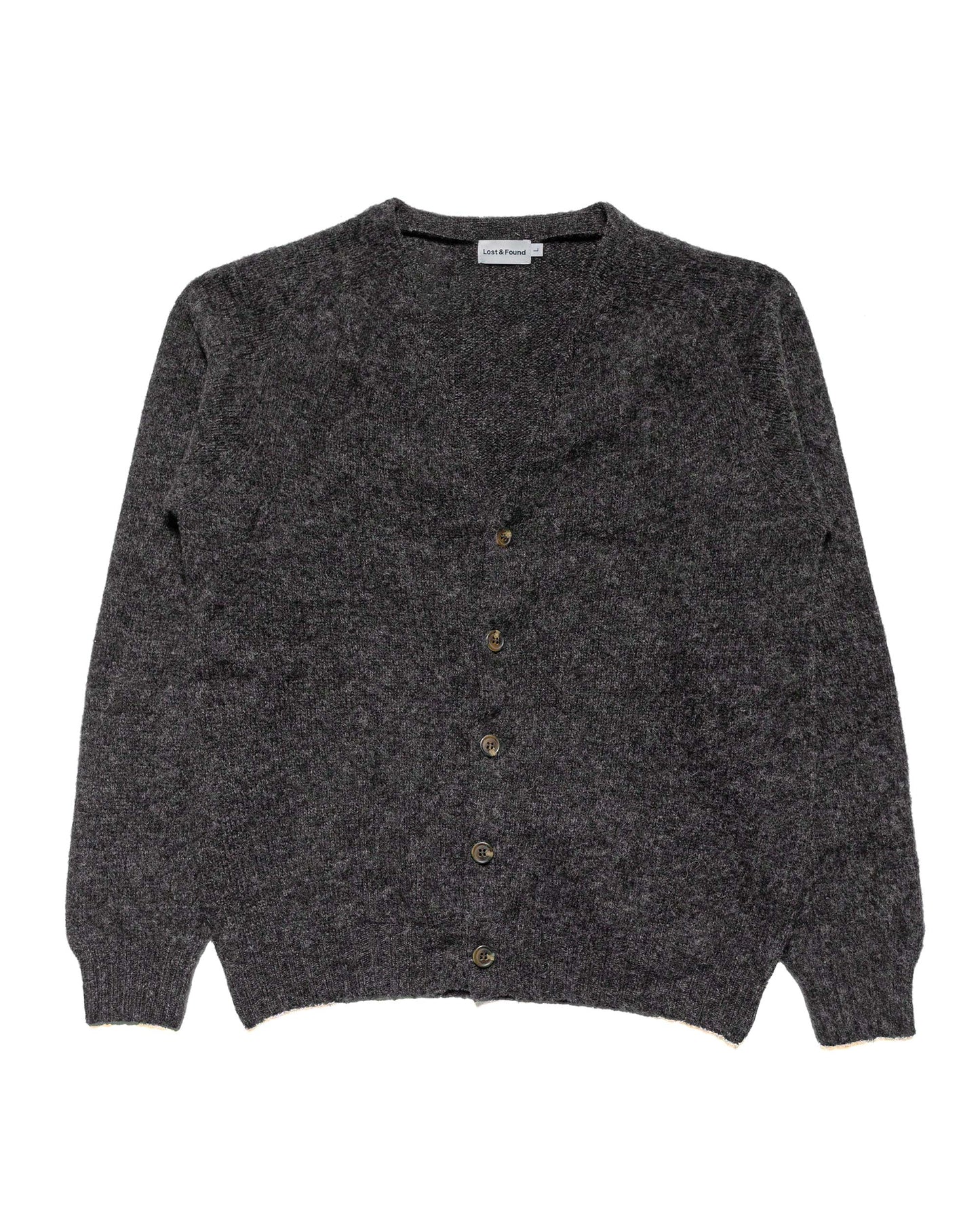 lost & found Lost & Found Lost & Found Shaggy Cardigan Smoulder