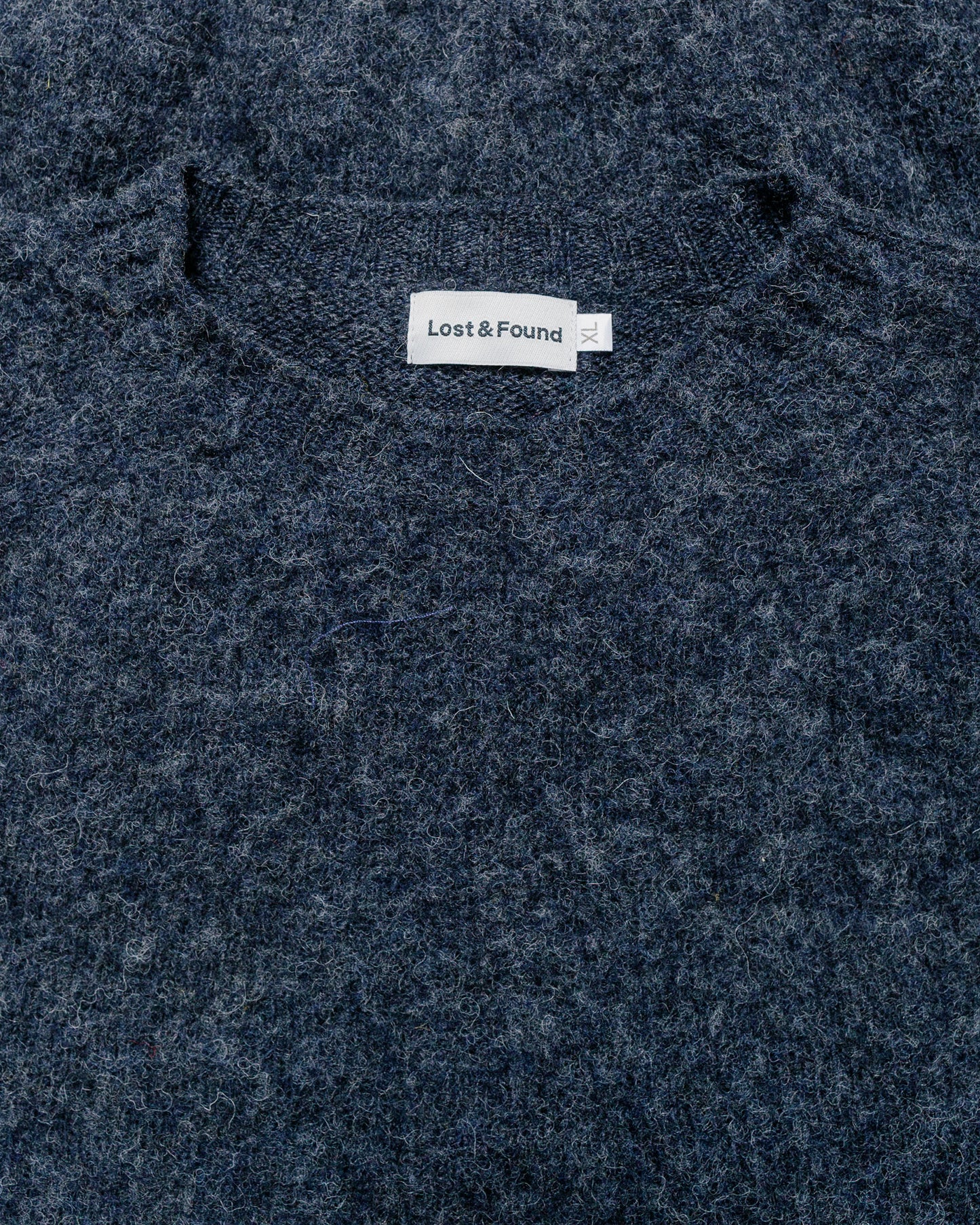 lost & found Lost & Found Lost & Found Shaggy Sweater Charcoal