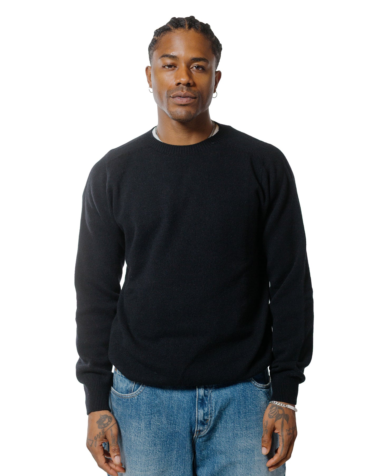 lost & found Lost & Found Lost & Found Wool Cashmere Sweater Italian Black