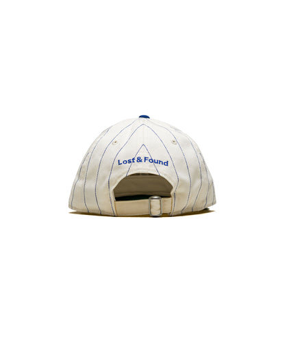 Lost & Found / MLB© - Toronto Blue Jays New Era Retro Crown Pinstripe Hat Off White/Royal