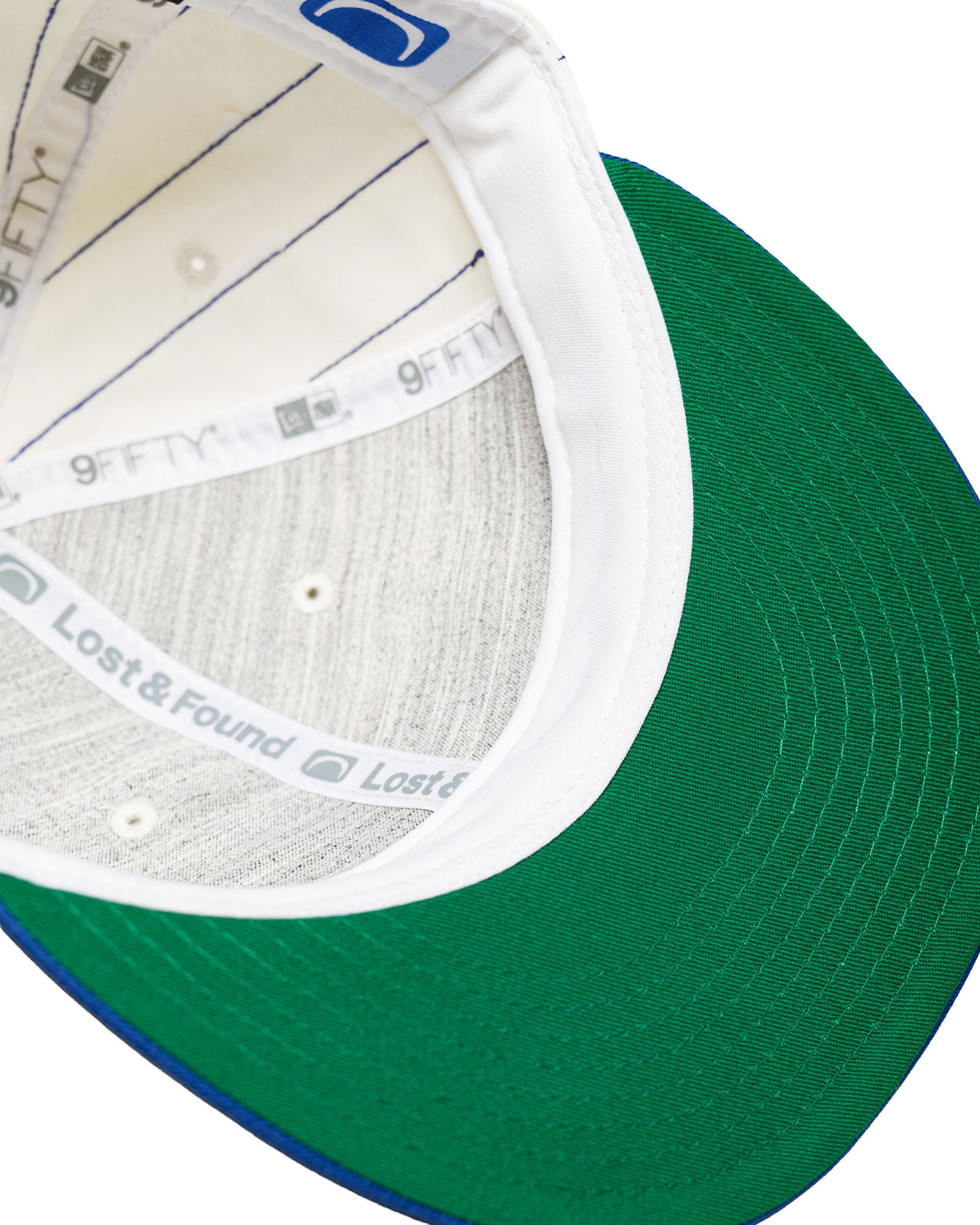 Lost & Found / MLB© - Toronto Blue Jays New Era Retro Crown Pinstripe Hat Off White/Royal