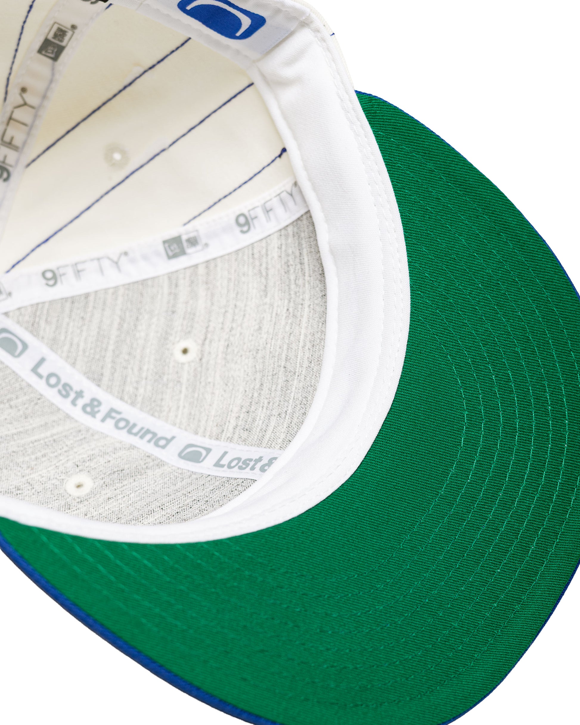 Lost & Found / MLB© - Toronto Blue Jays New Era Retro Crown Pinstripe Hat Off White/Royal