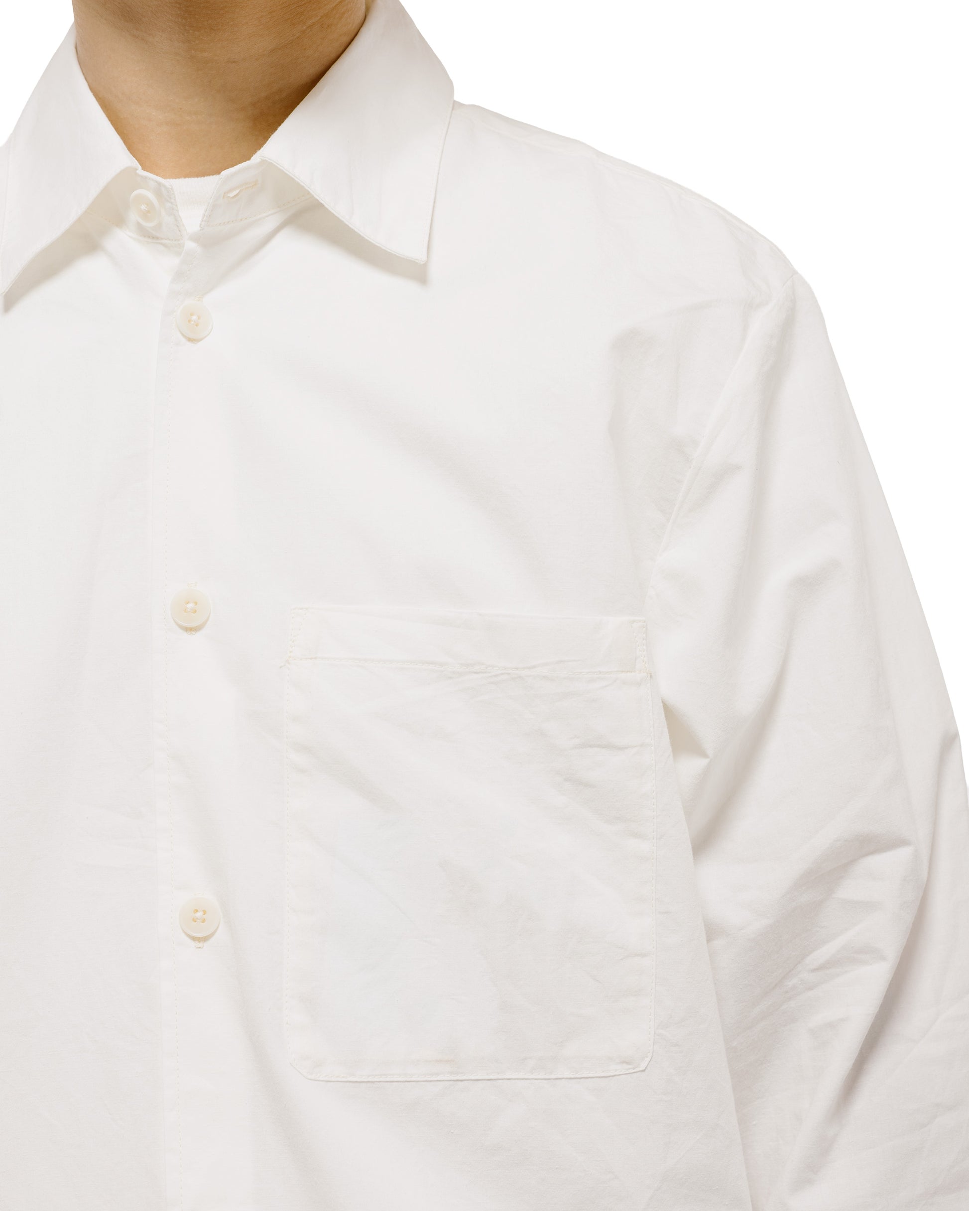 lost & found MAN-TLE MAN-TLE R0S4 'OD SHIRT' Unbleached Parachute