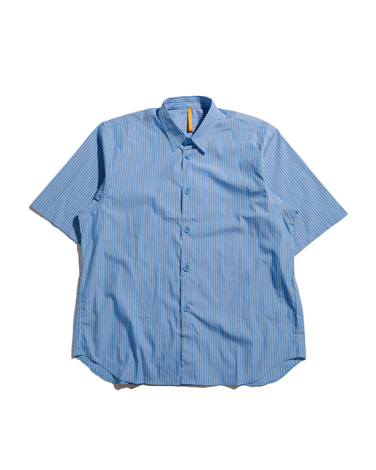 MAN-TLE R18S9 S/S Weather Shirt Pool Stripe