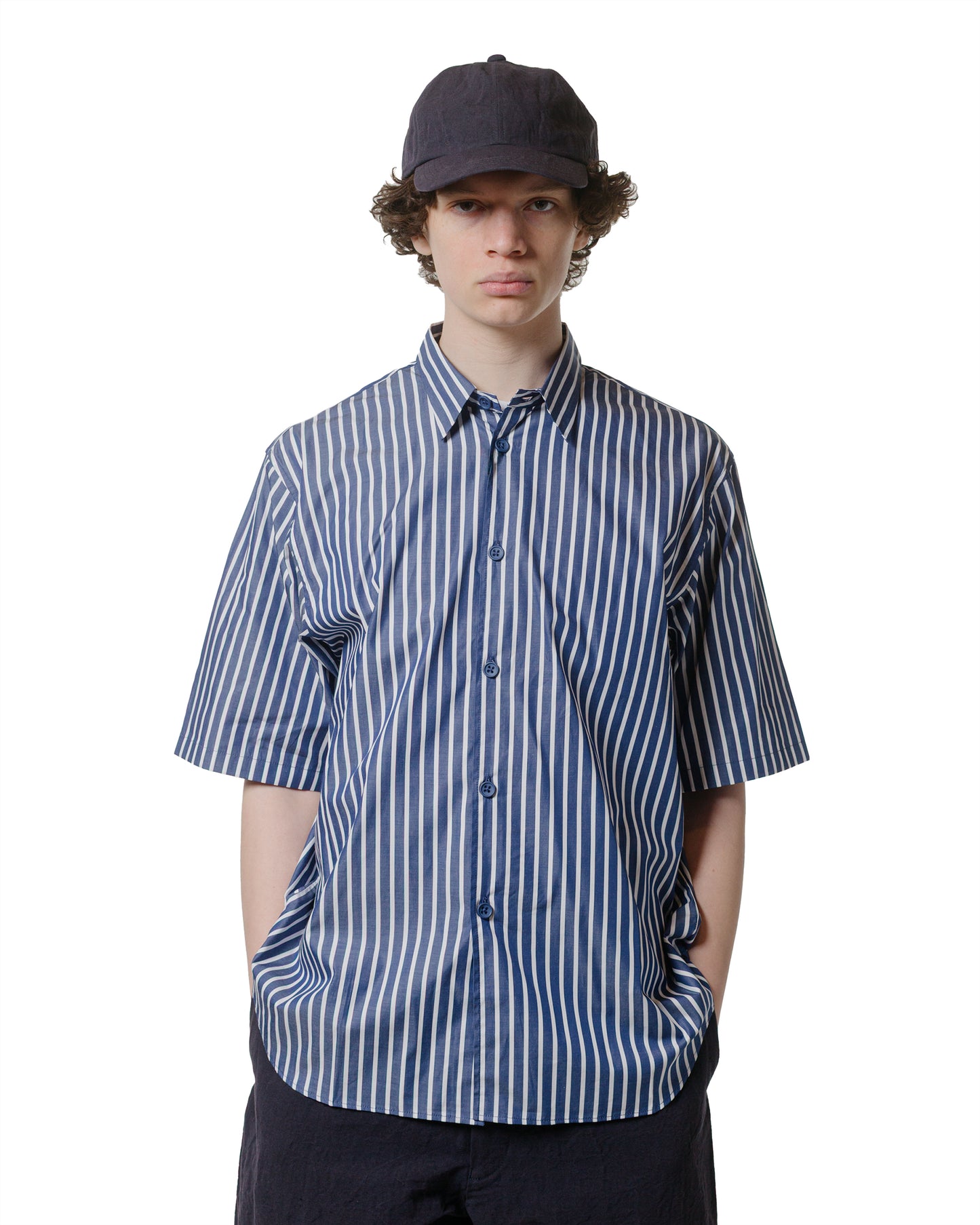 MAN-TLE R18S9 S/S Weather Shirt Power Stripe