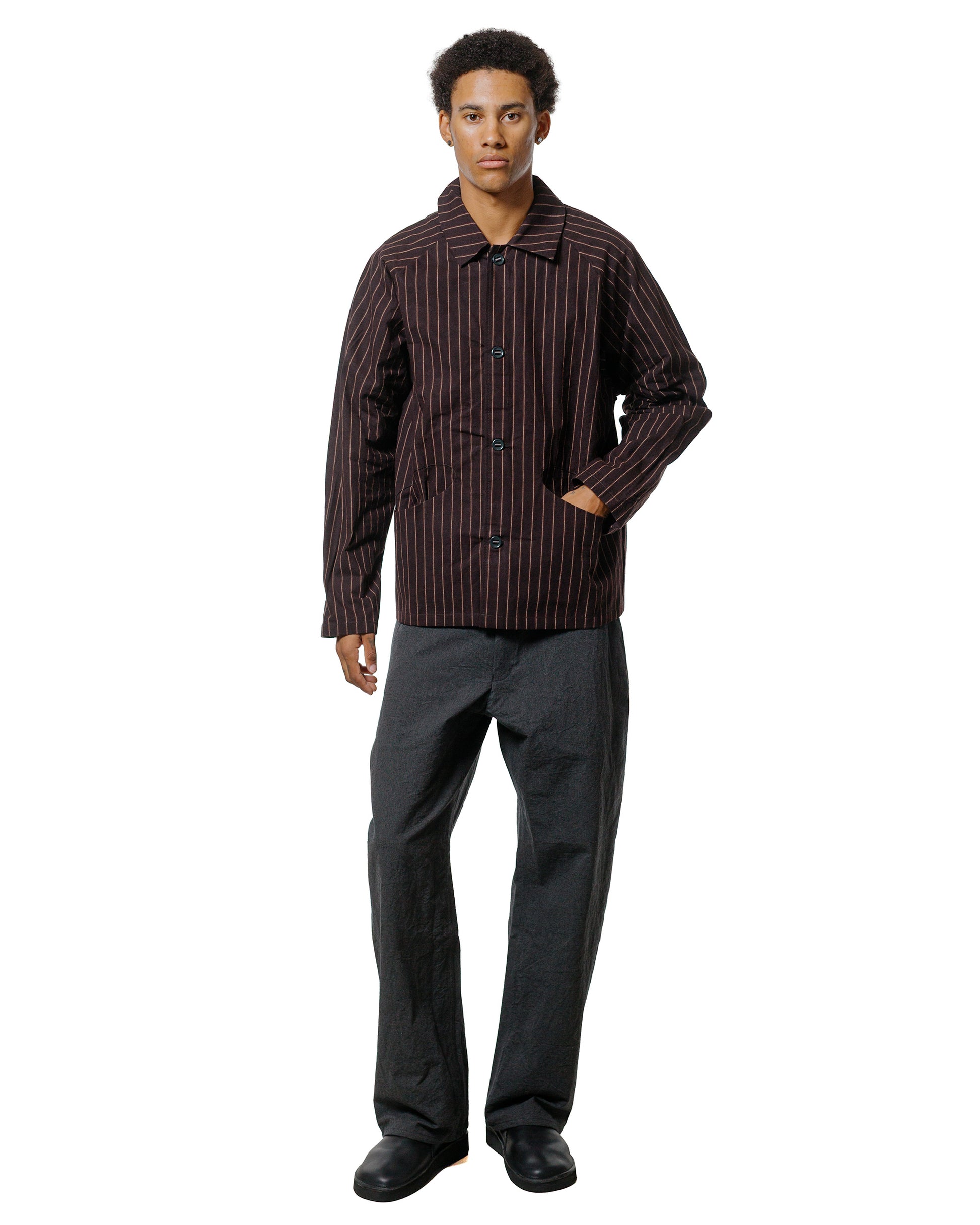 lost & found MAN-TLE MAN-TLE R19P4 Wide Pants Granite Wool