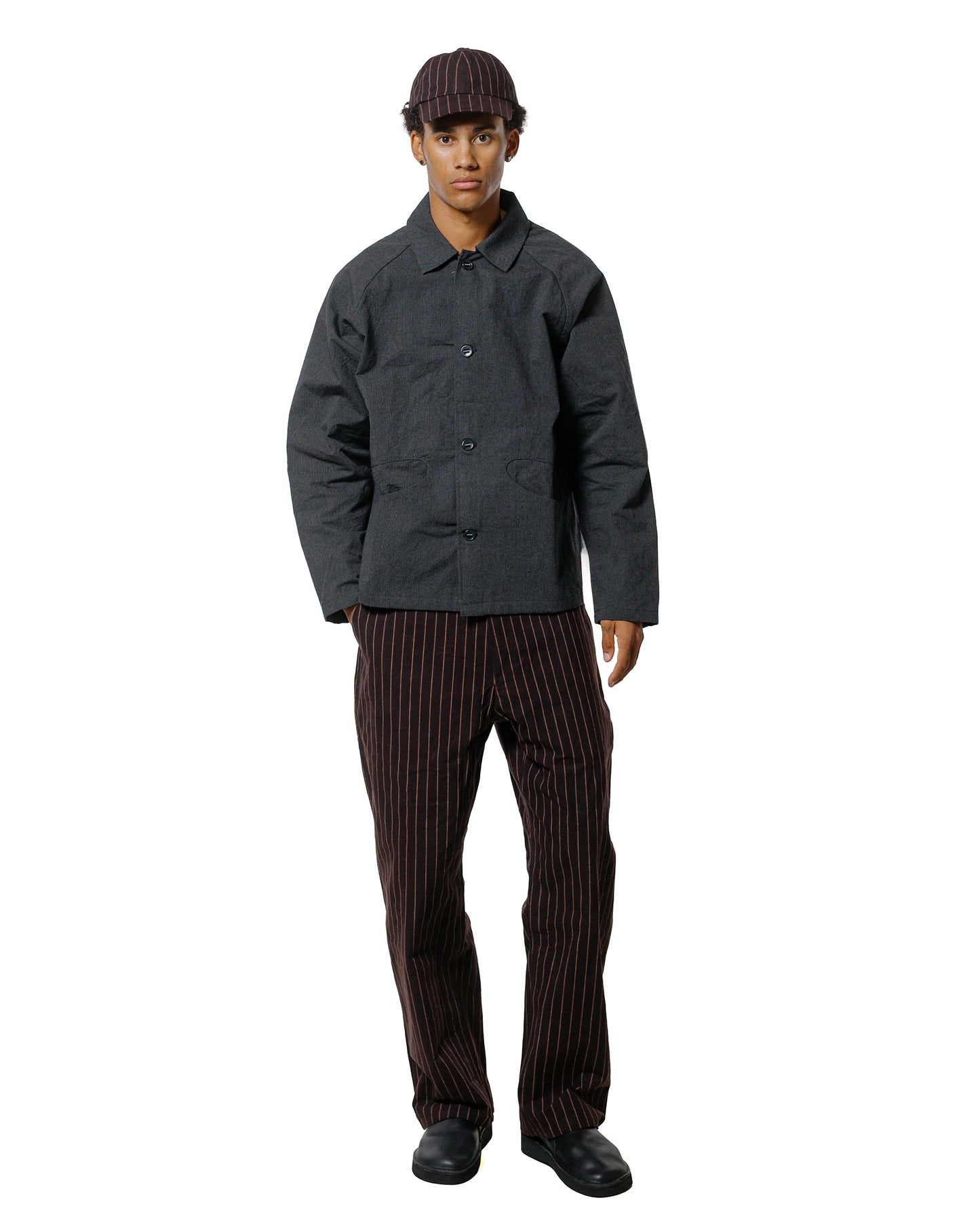 lost & found MAN-TLE MAN-TLE R19P4 Wide Pants Strata Wax