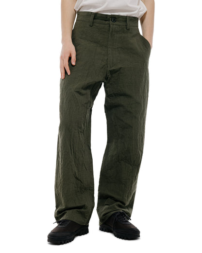 lost & found MAN-TLE MAN-TLE R20P4 Wide Pants Woodland Linen
