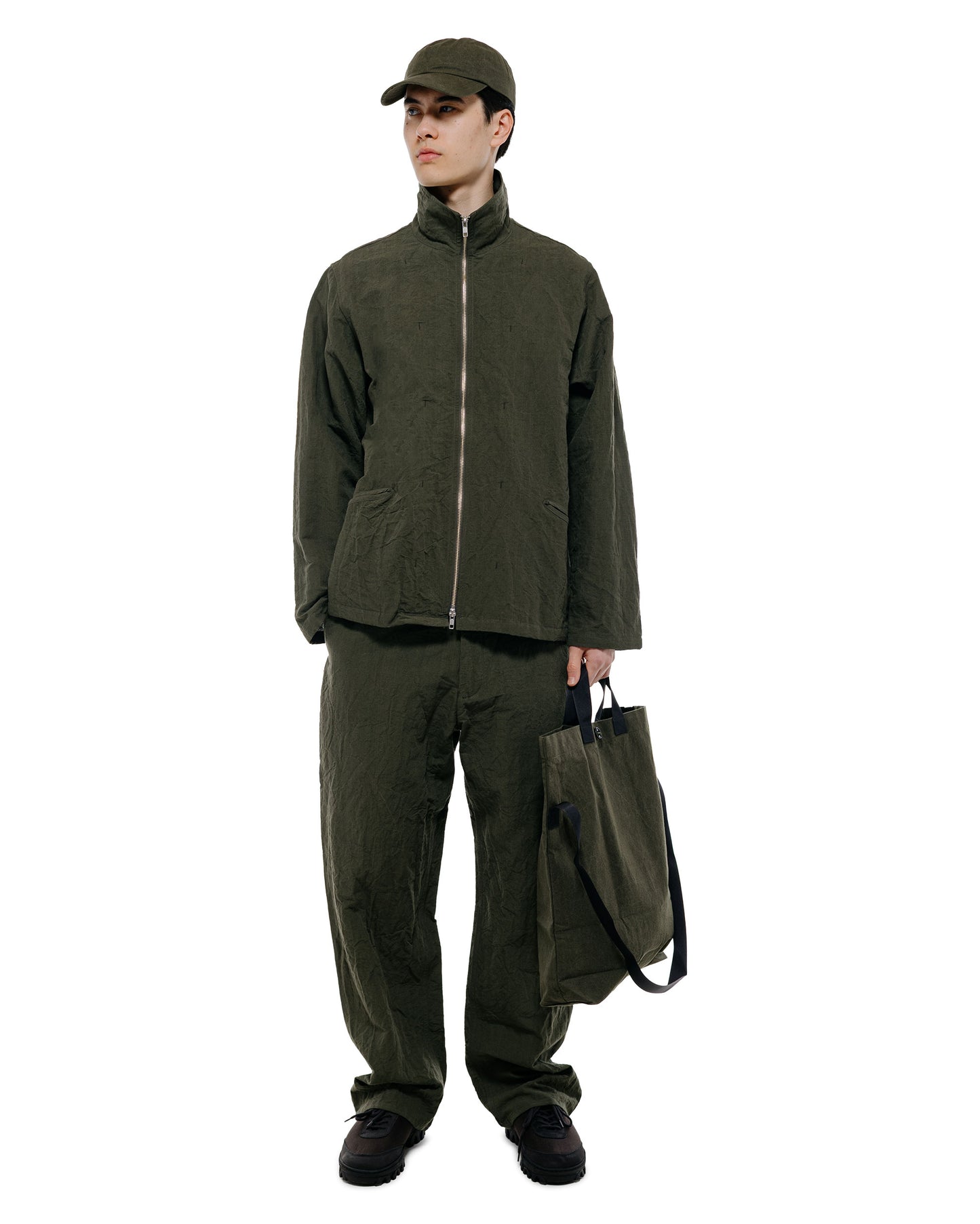 lost & found MAN-TLE MAN-TLE R20P4 Wide Pants Woodland Linen