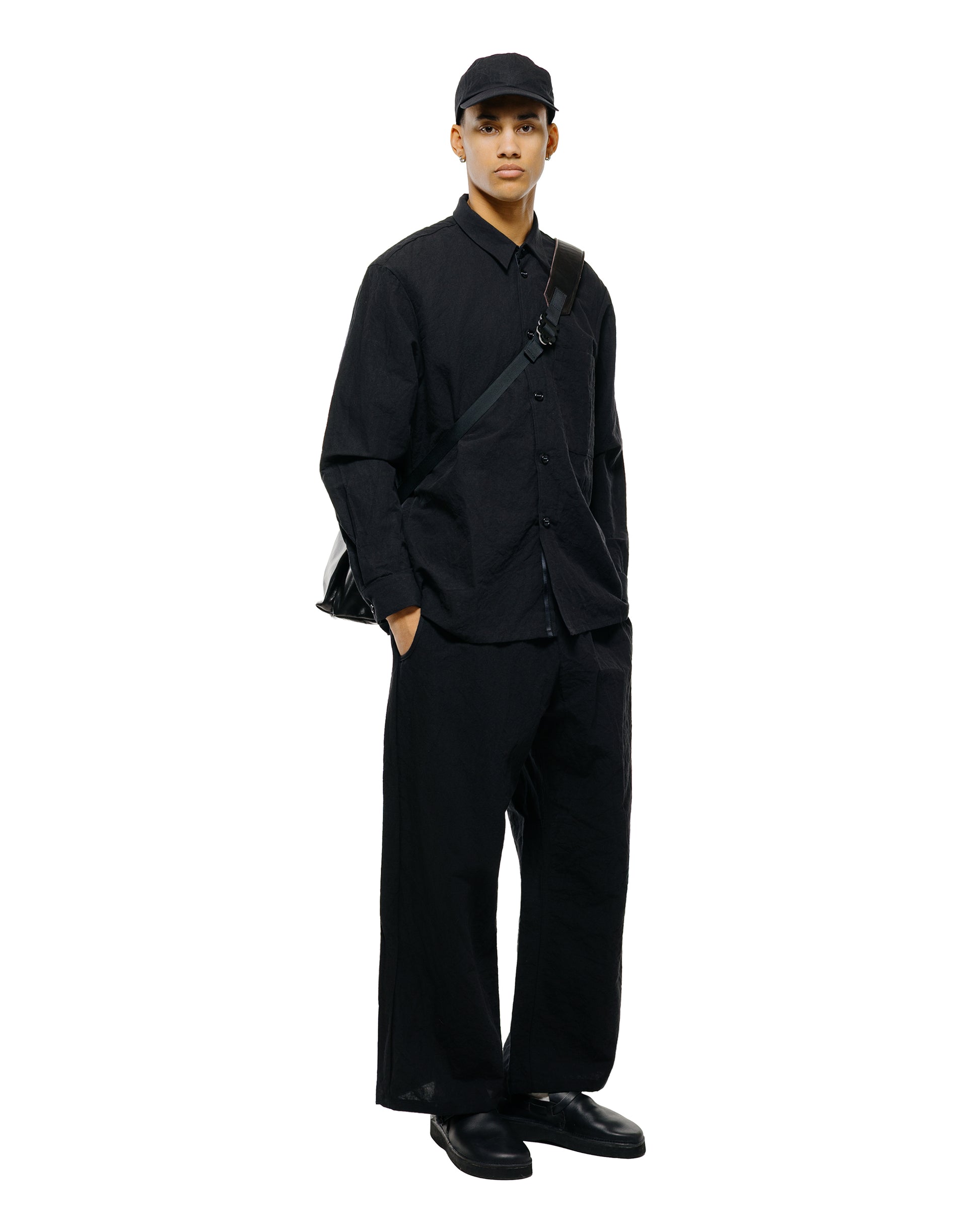 lost & found MAN-TLE MAN-TLE R20S1 'New Shirt' Black Linen