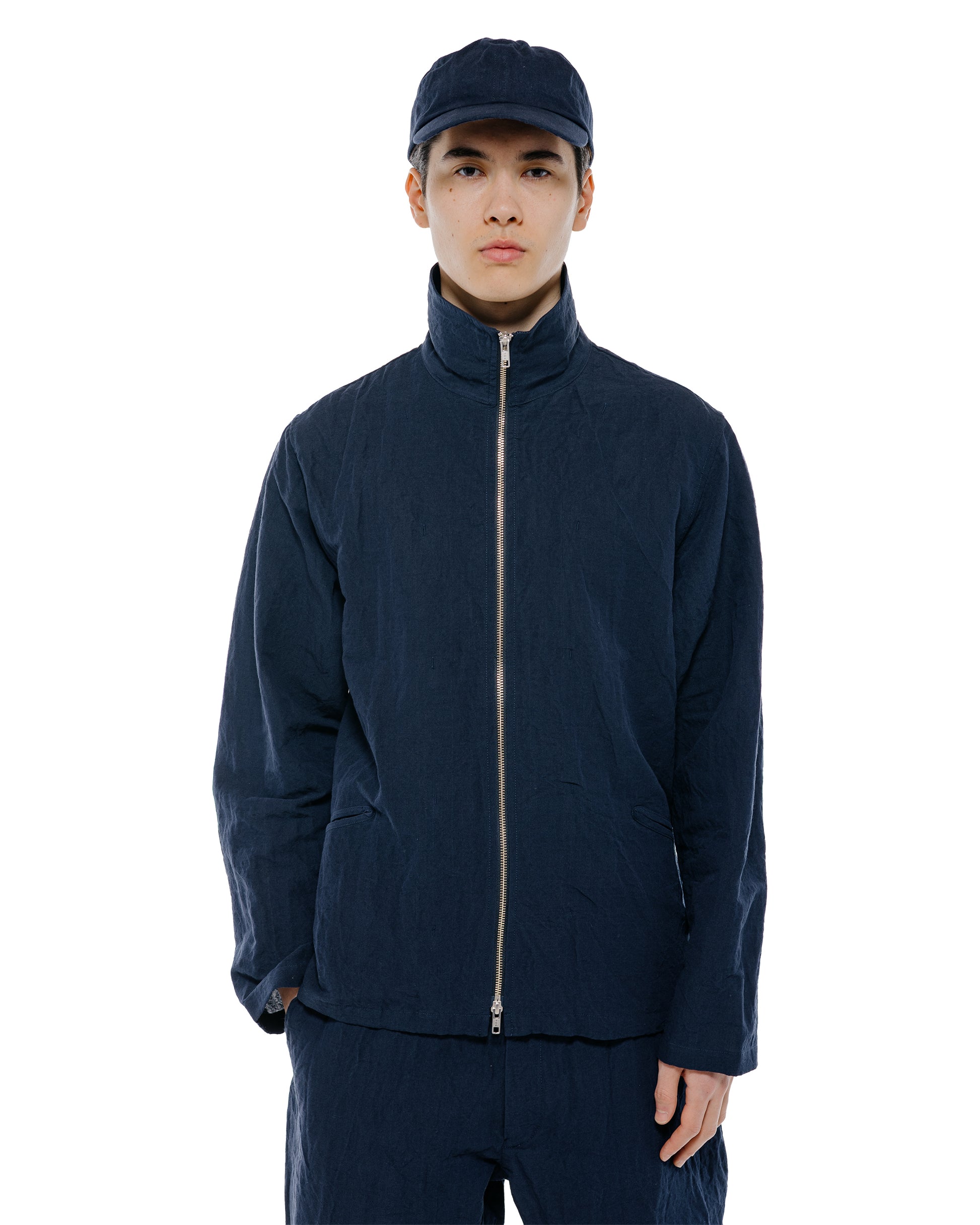 lost & found MAN-TLE MAN-TLE R20S3 'Track Shirt' Pacific Linen