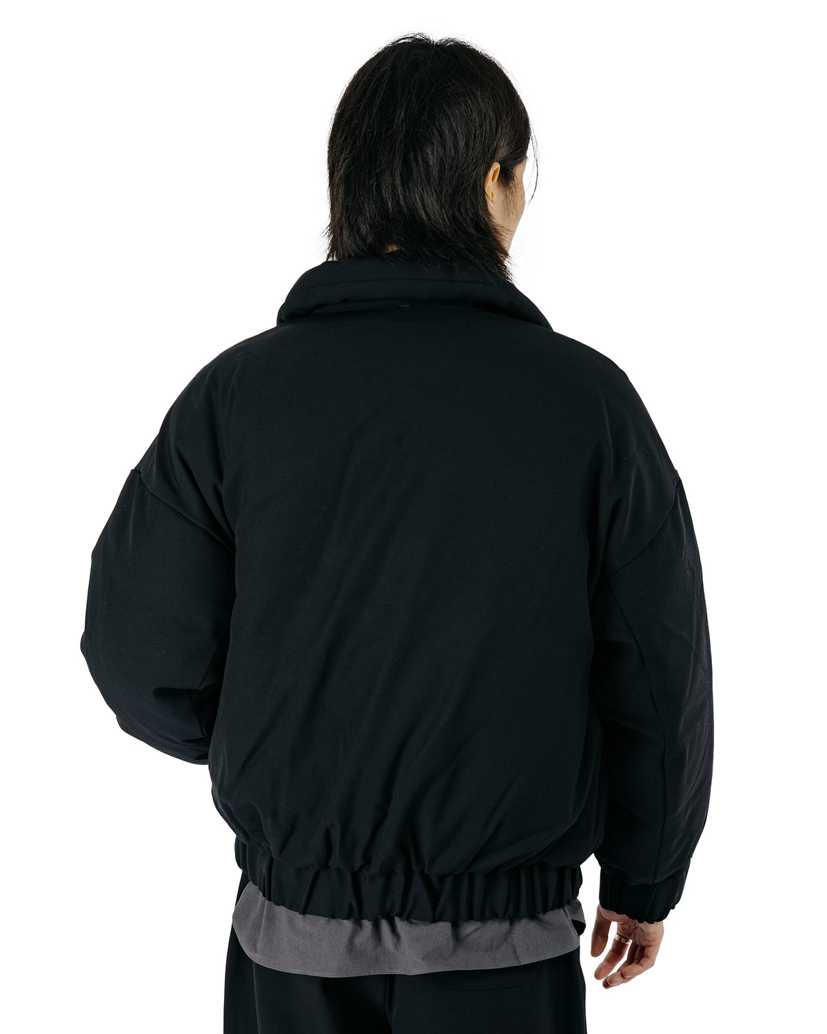 MAN-TLE R21D6 Double Down Blouson Black Impact Wool
