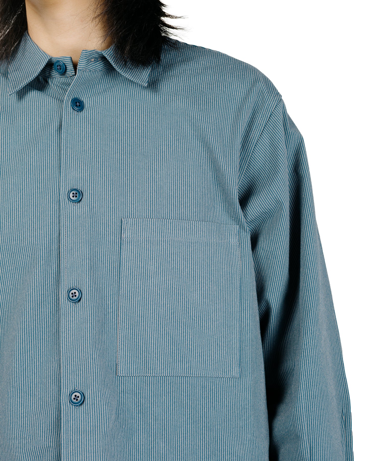 MAN-TLE R21S8 'Weather Shirt PK' Petrol Oxford