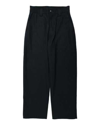 MAN-TLE R21Y6 Patch Pants Black Impact Wool