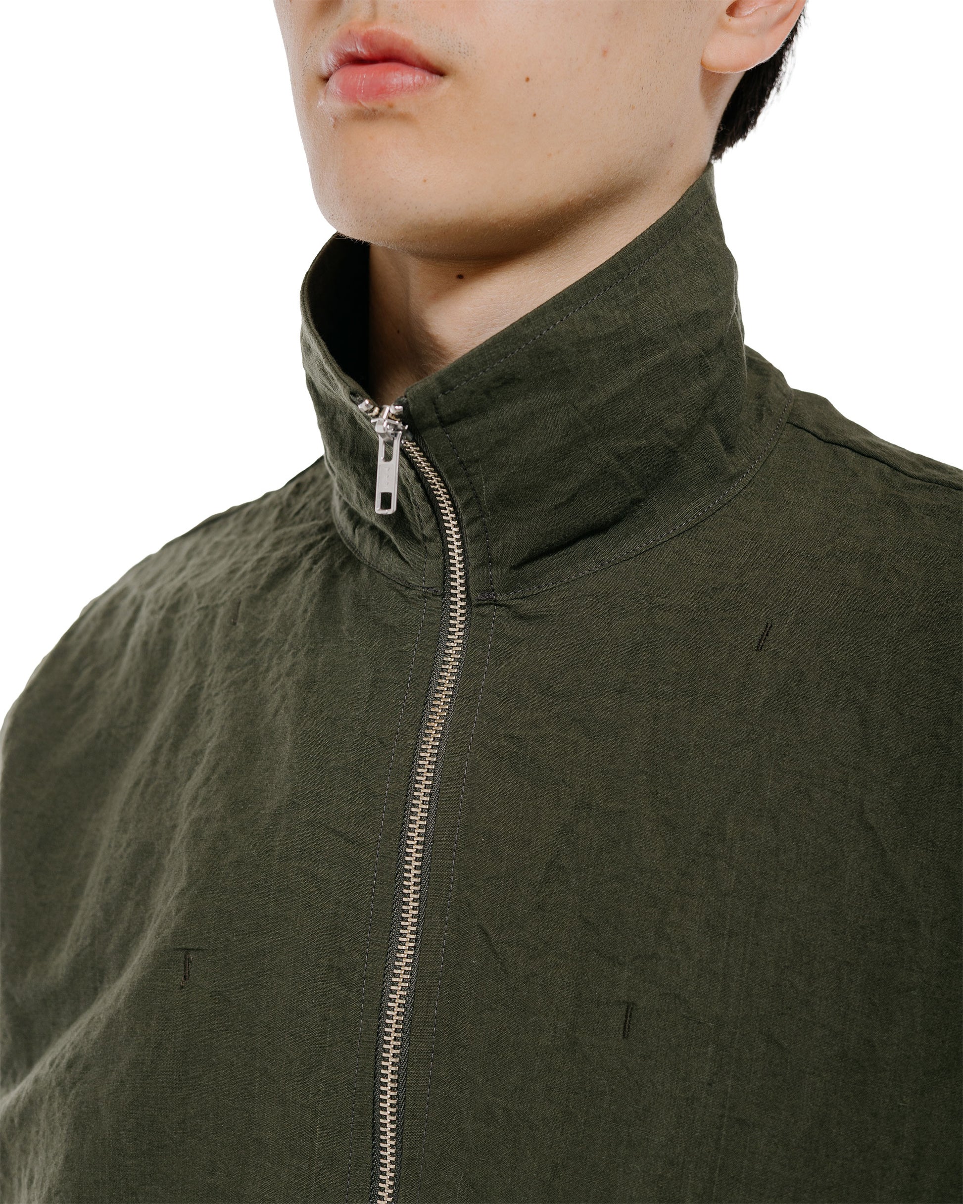 lost & found MAN-TLE MAN-TLE R20S3 'Track Shirt' Woodland Linen