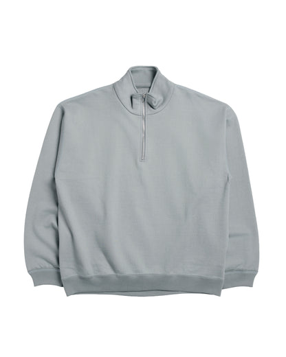MARKAWARE Comfort Half Zip Organic Cotton Heavy Fleece Sage Green