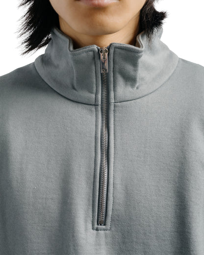 MARKAWARE Comfort Half Zip Organic Cotton Heavy Fleece Sage Green