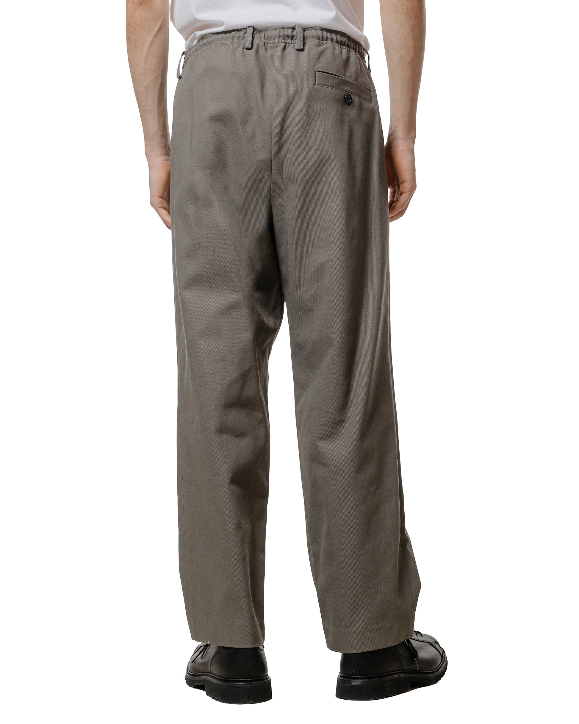 lost & found MARKAWARE MARKAWARE Double Pleated Easy Trousers Organic Cotton Survival Cloth Gray