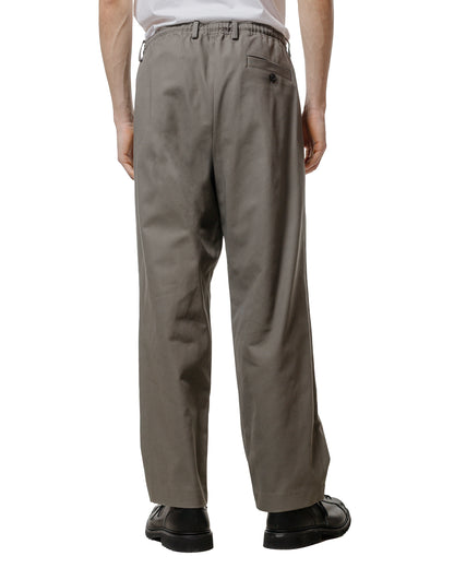 lost & found MARKAWARE MARKAWARE Double Pleated Easy Trousers Organic Cotton Survival Cloth Gray