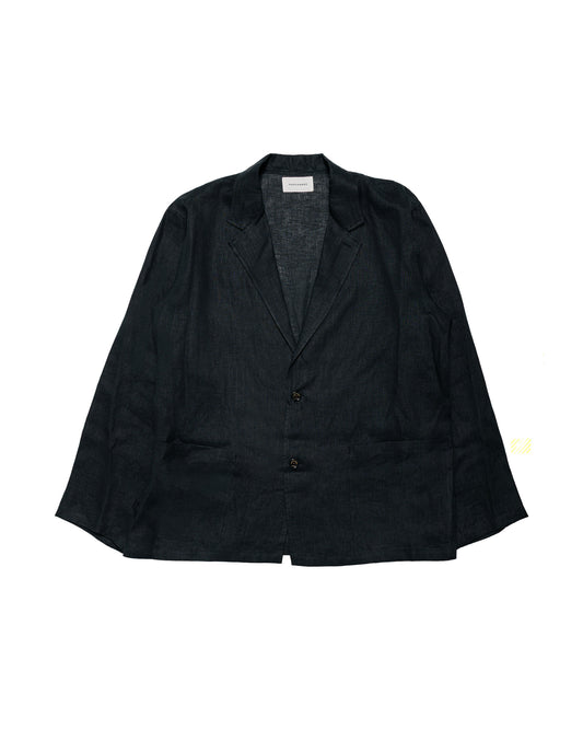 MARKAWARE Shirt Jacket Hemp Shirting Black