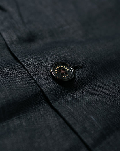 MARKAWARE シャツジャケット ヘンプシャーティング ブラック