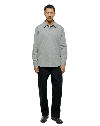 lost & found Margaret Howell MHL Basic Shirt Compact Cotton Poplin Fog