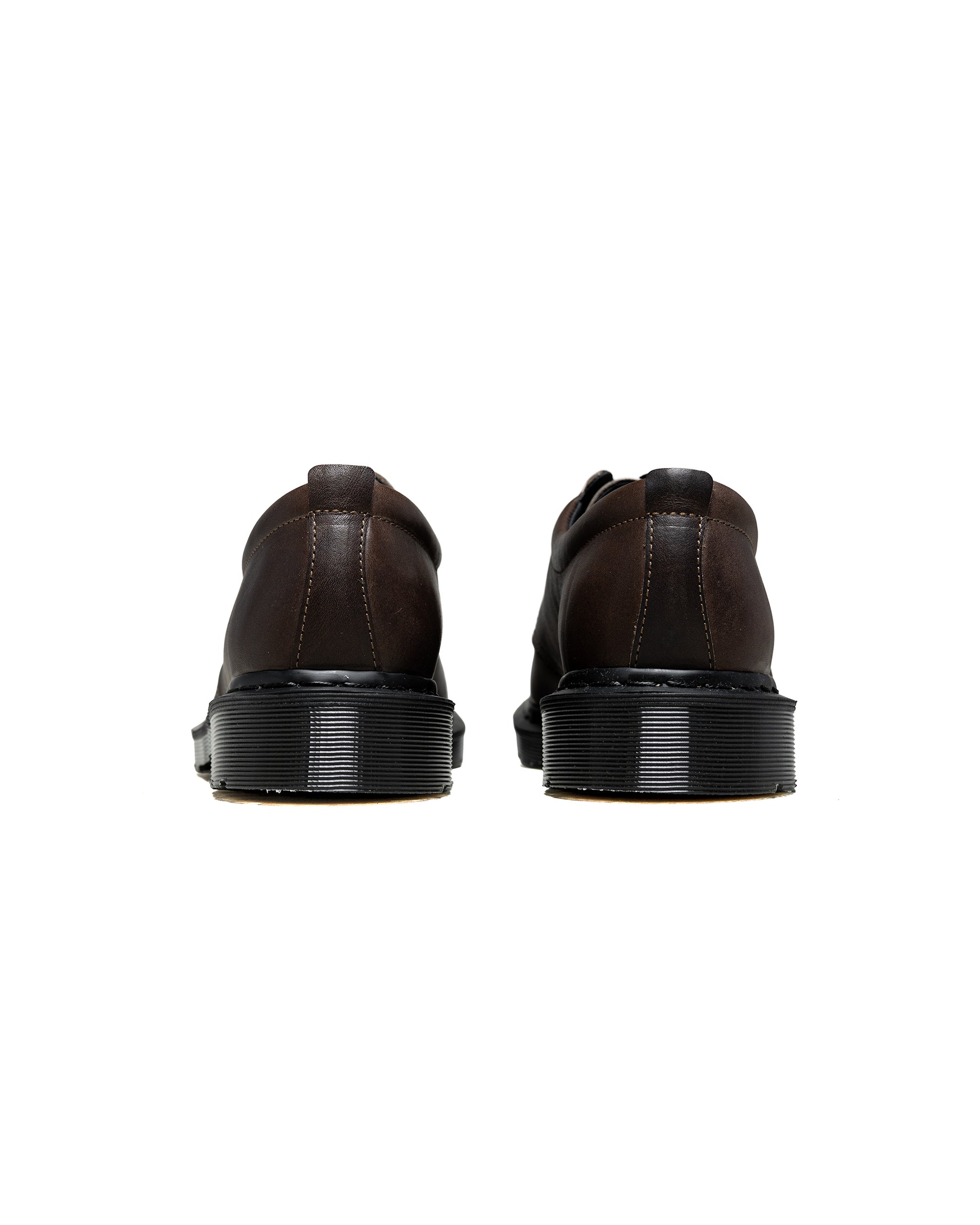 lost & found Margaret Howell MHL Dr. Martens 1461 Oxford Dark Brown Grained Oiled