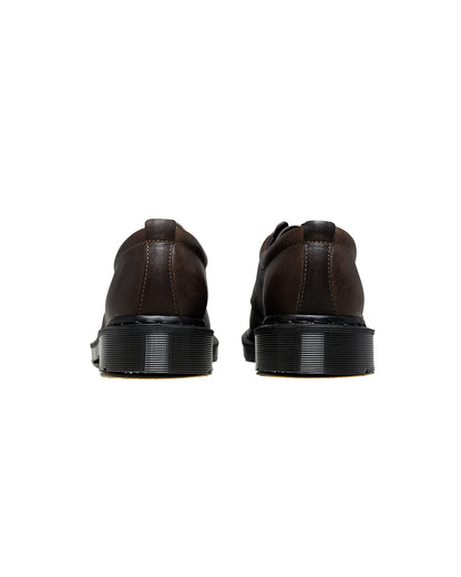 lost & found Margaret Howell MHL Dr. Martens 1461 Oxford Dark Brown Grained Oiled