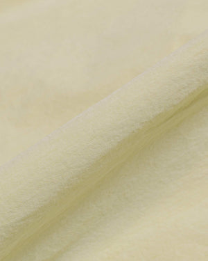 MHL SS Flap Pocket Shirt Yarn Dye Cotton Canvas Pale Yellow fabric