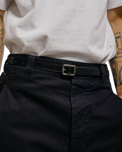 lost & found Margaret Howell MHL Waist Tab Chino Indigo Twill Indigo