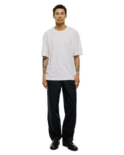 lost & found Margaret Howell MHL Simple T-Shirt Organic Cotton Linen Jersey White