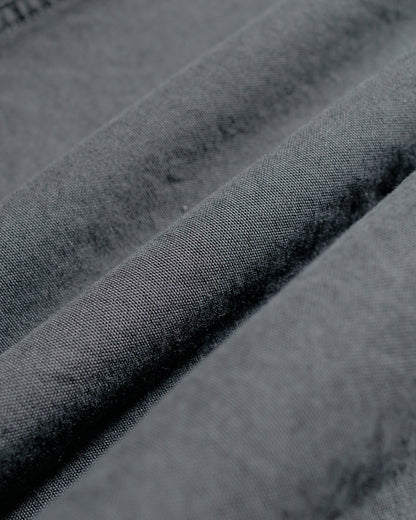 lost & found Margaret Howell MHL Stitch Pleat Trouser Compact Cotton Canvas Charcoal
