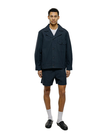 lost & found Margaret Howell MHL Utility Jacket Washed Cotton Ripstop Ink