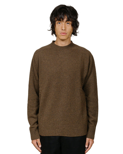 lost & found Margaret Howell Margaret Howell Seamless Crew Neck Merino Cashmere Bracken