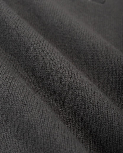 lost & found Margaret Howell Margaret Howell Seamless Pocket Polo Shirt Merino Cashmere Graphite