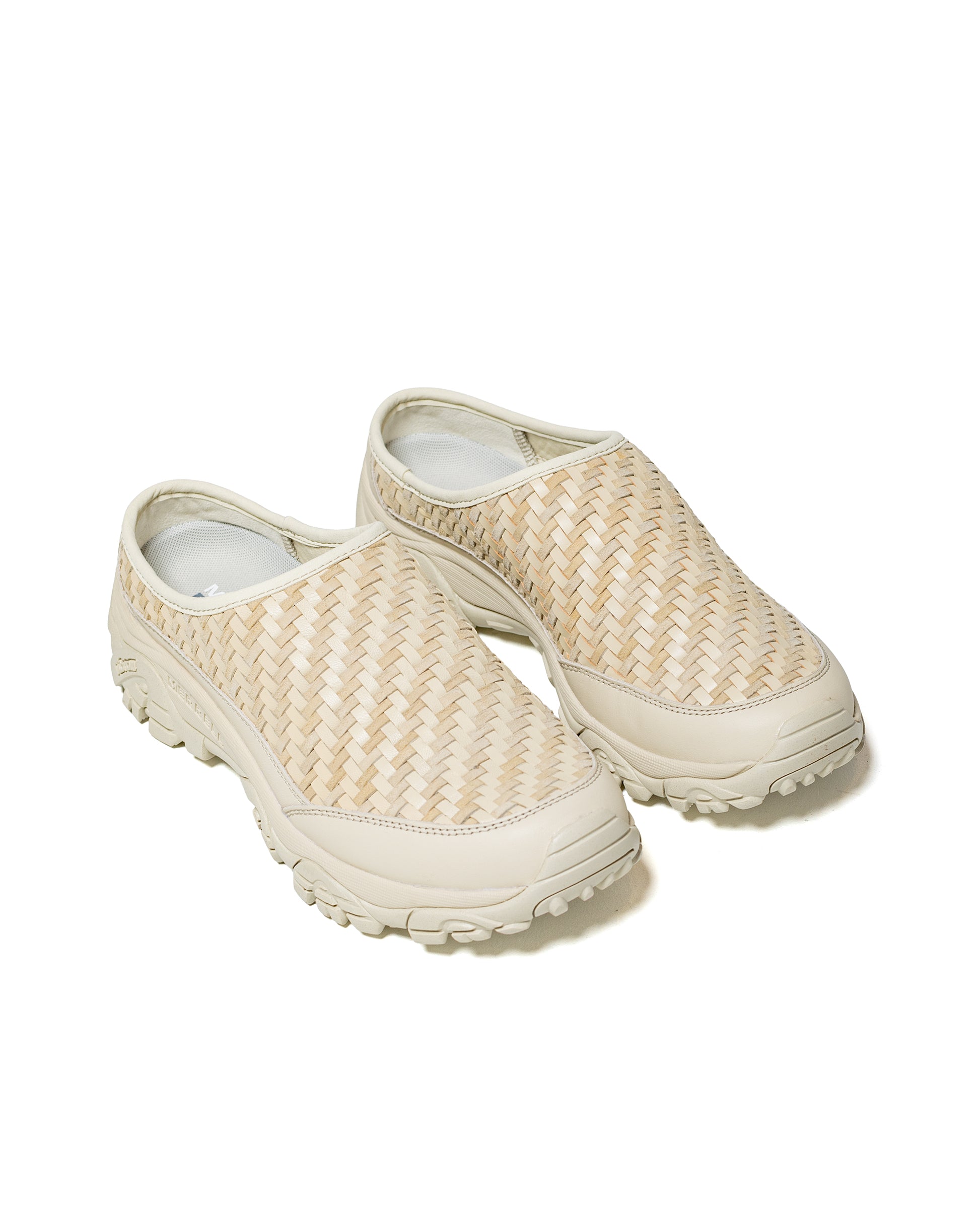 lost & found Merrell 1TRL Merrell Moab 2 Slide Leather Woven Stucco