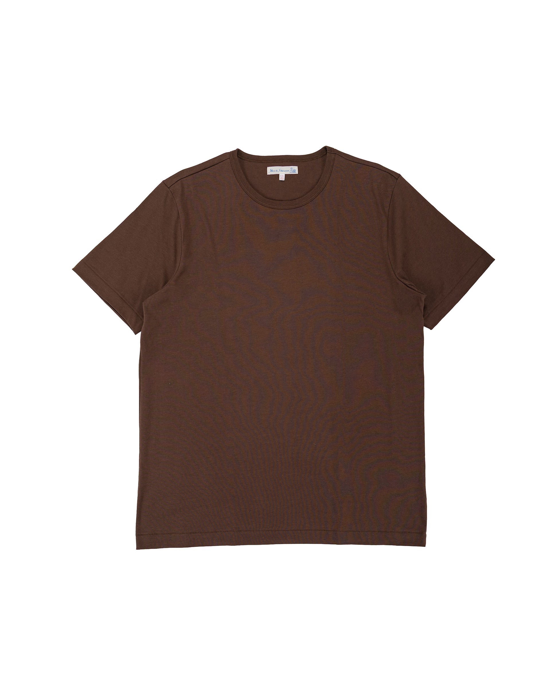 lost & found Merz B. Schwanen Merz B. Schwanen 2M15 Vintage Machine Refined T-Shirt Chocolate