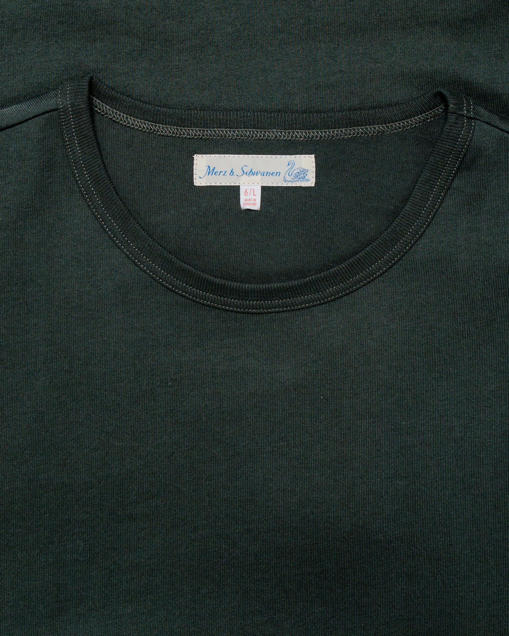 lost & found Merz B. Schwanen Merz B. Schwanen 2M15 Vintage Machine Refined T-Shirt Forest