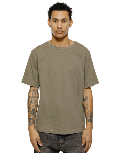 lost & found Merz B. Schwanen Merz B. Schwanen HPT01 Cotton Hemp T-Shirt Light Army